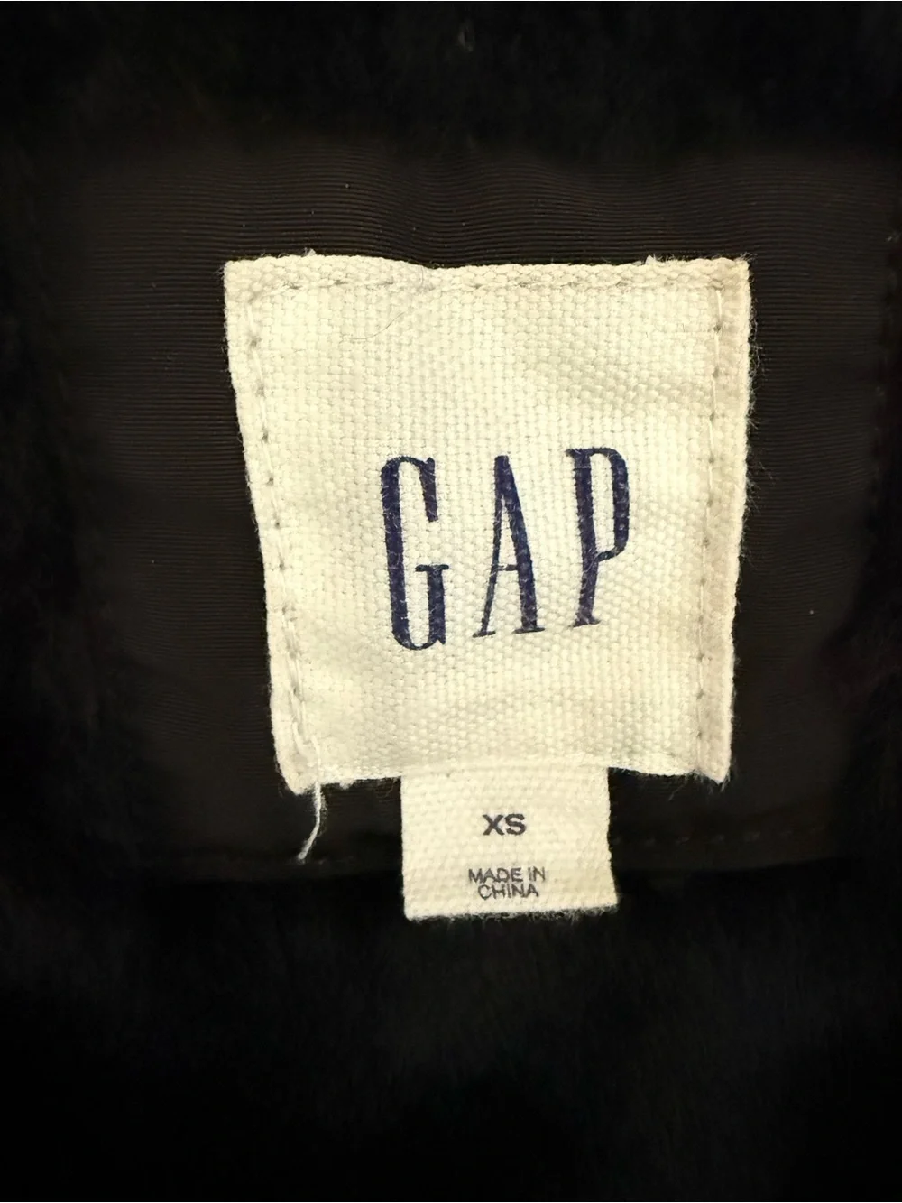 GAP Black Long Hooded Winter Parka